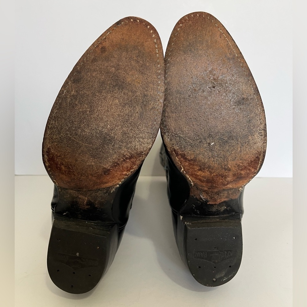 Nocona Men's Black Pointed Toe Cowboy Western Boots Size 8.5D - Picture 8 of 10
